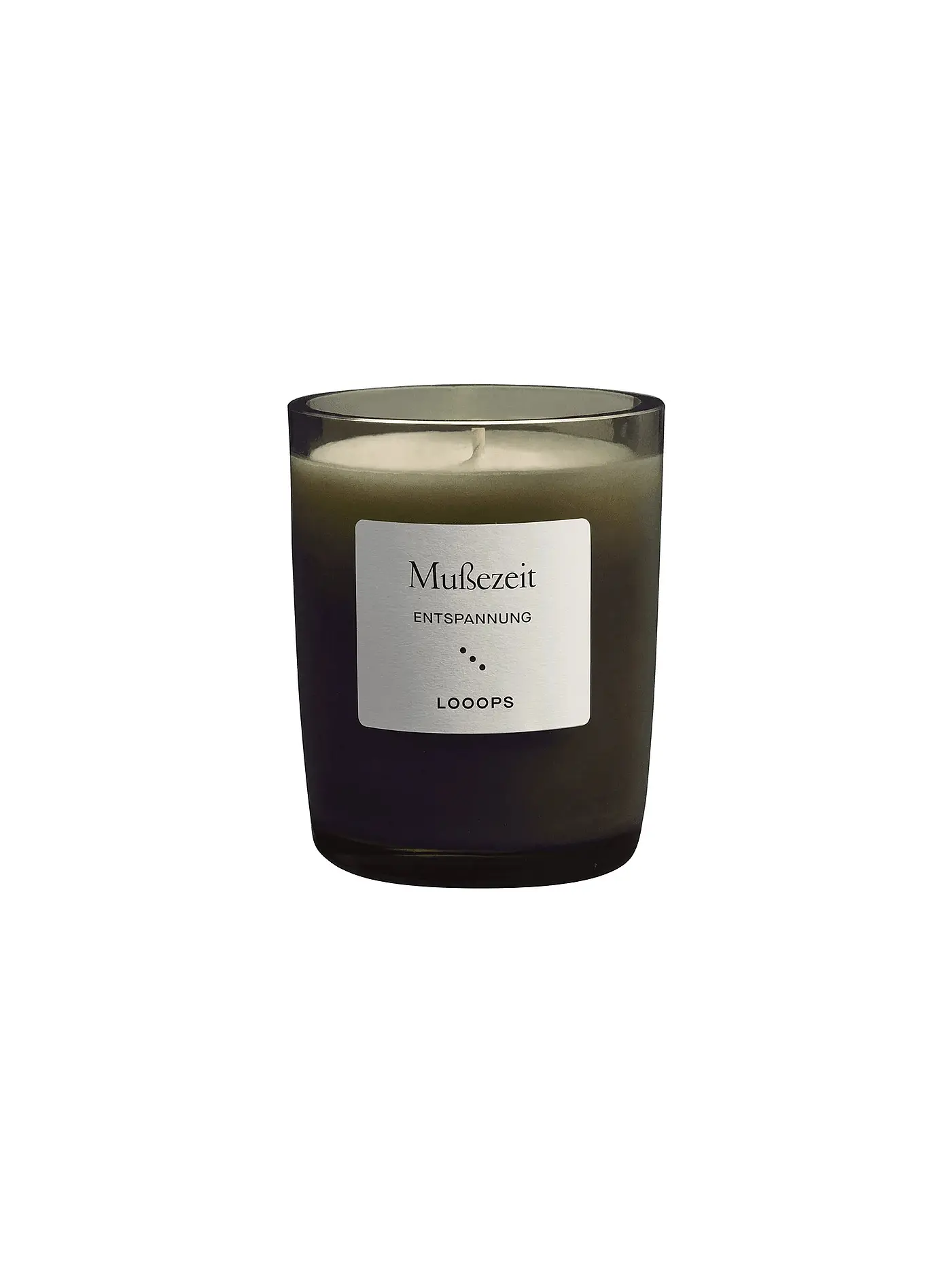 LOOOPS | Duftkerze 75g EINKLANG | dunkelgrün